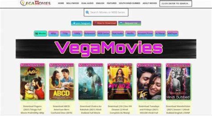 Vegamovies: Free HD Bollywood & South Dubbed Movies - Download Now!